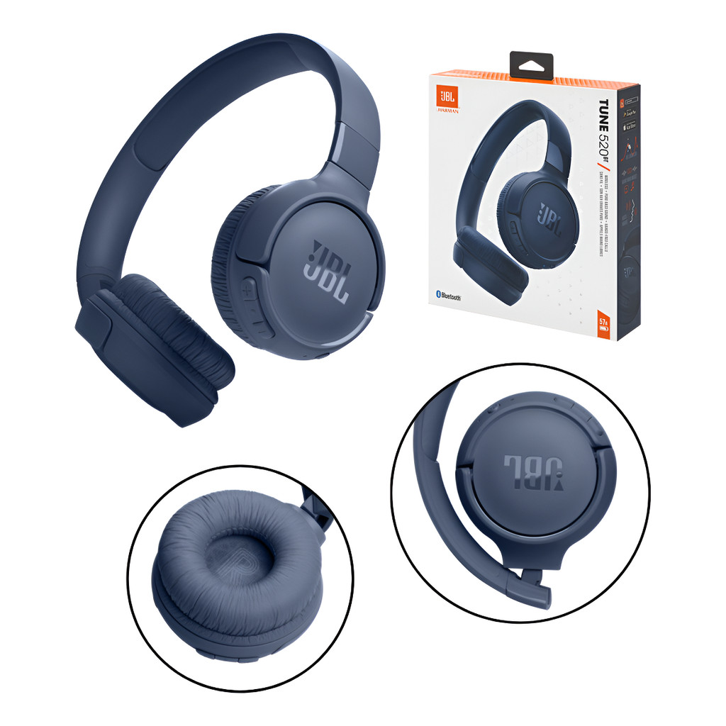 Fone De Ouvido Headphone Bluetooth Tune 520bt