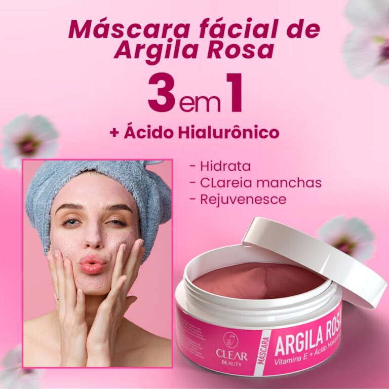 Máscara Facial 3 em 1 Skin Care Completo Com Áci