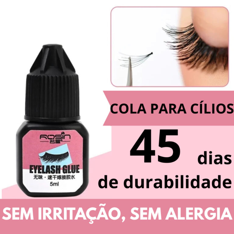 Cola Para Extensão De Cílios ROSIN 5ml Cola  Sec