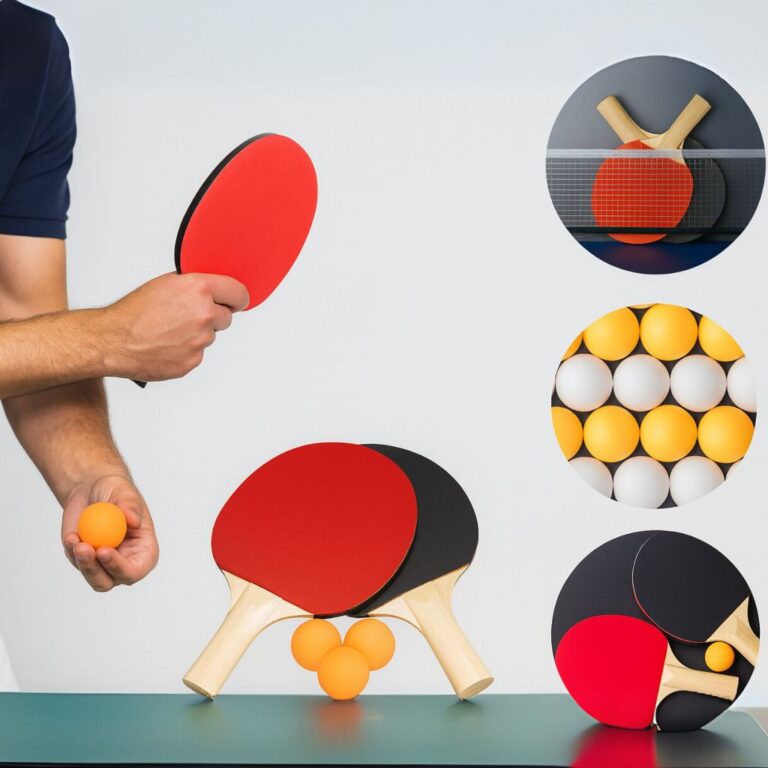 Kit 2 Raquetes Ping Pong Tênis De Mesa Profission
