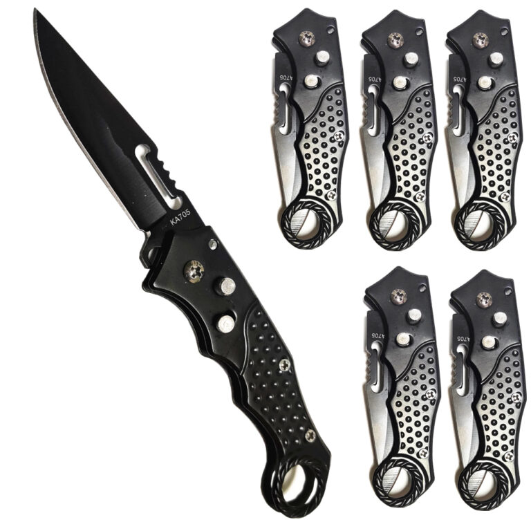 1 / 2 / 3 / 5 Canivete Automático com Trava Aço 