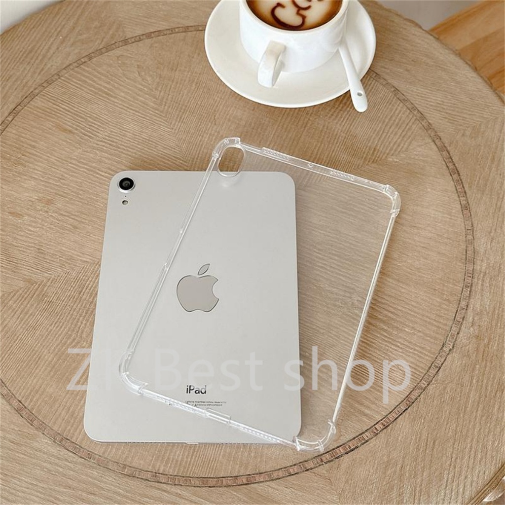 Capa case tablet transparente TPU para Ipad 5 6 7 8 9 10 11 AIR 1 2 3 4 5 6 7 11 Pro 11 13 M2 3 4 A1