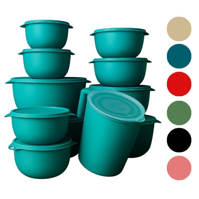 Kit Potes 10 Bowl + Jarra 1,8L Cozinha Saladeira P