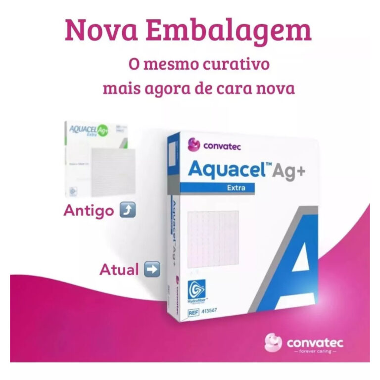 Curativo Aquacel Ag + Extra Convatec 10x10cm ̵