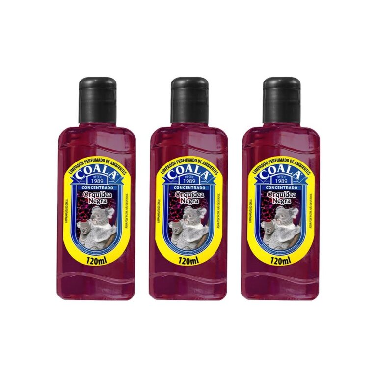 Combo 3 Limpadores Coala Orquídea Negra 120 ml