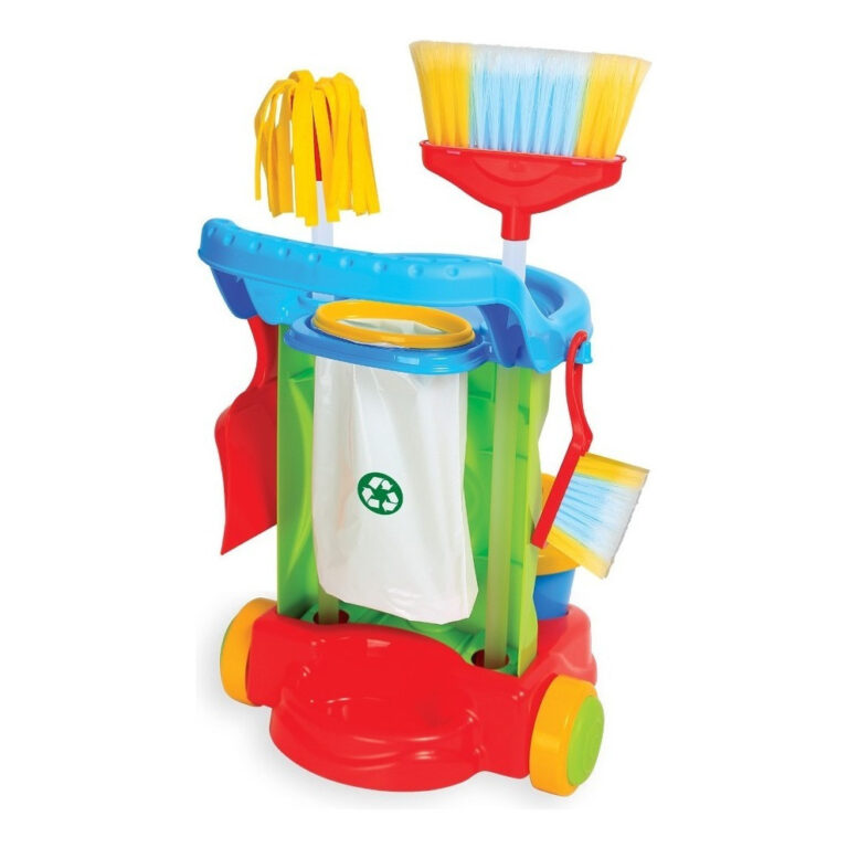 Brinquedo Infantil Carrinho De Limpeza Educativo P