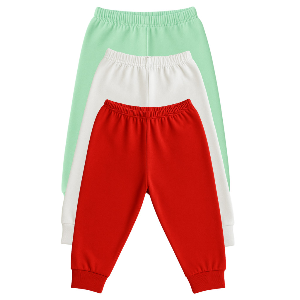 Kit 3 Mijãozinho Calça Bebê Infantil Com Pé – Confortável – 100% Algodão