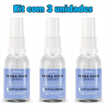 Pedra Hume Spray com Glicerina Farmax