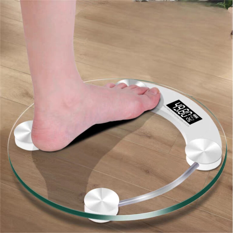 Balança Digital 180kg LCD Vidro Temperado  Alta P