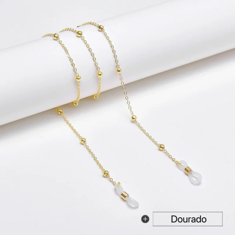 LOUIE SHARKCordão Óculos De Metal Correntes O Me