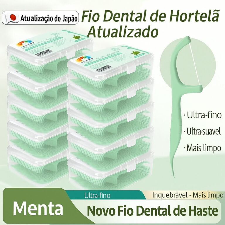 Fio Dental Superfino com Haste Plástica Sabor Hor