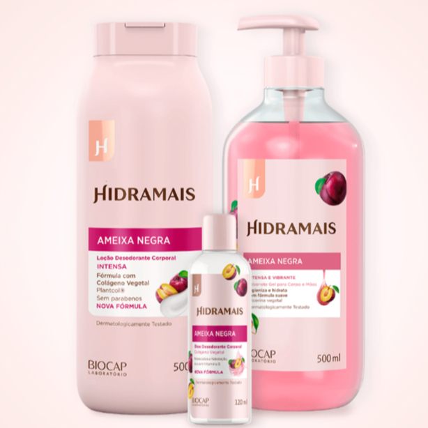 Kit Hidramais Ameixa Negra- Sabonete 500ml/Loção