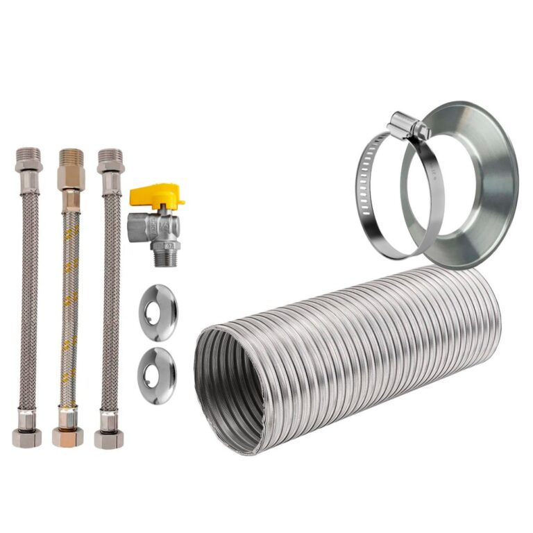 Kit Instalação Aquecedor A Gás Com Duto E Chami