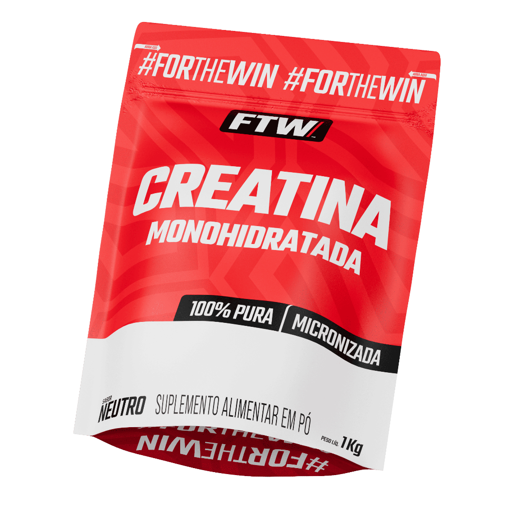 Creatina Monohidratada Pura 1kg, 500g, 700g e  300g Refil – FTW