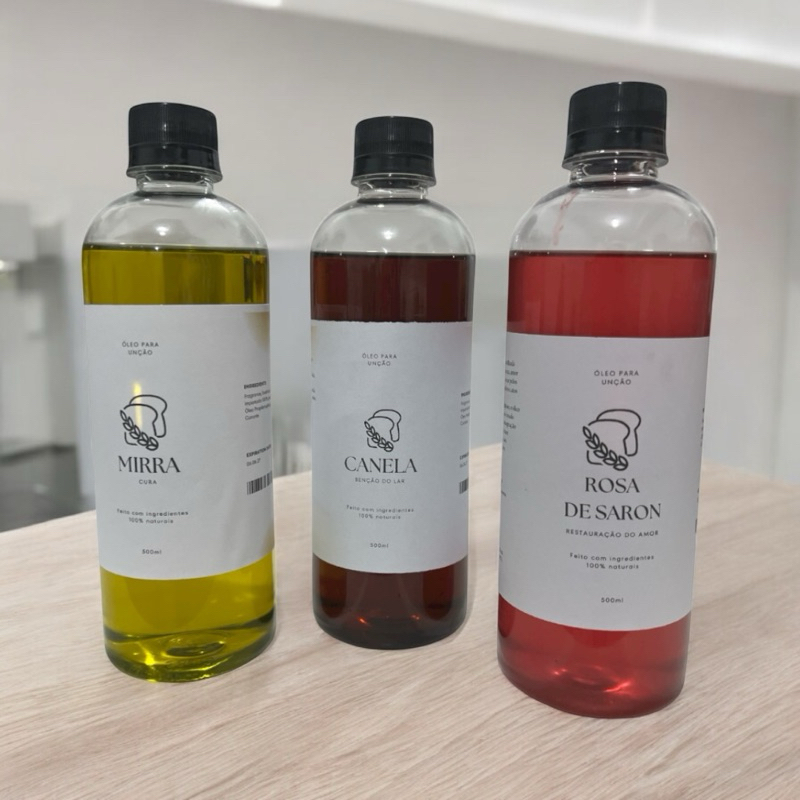 Óleo de Unção Mirra – 500 ml (Uso Religioso) CHEIRO SUAVE