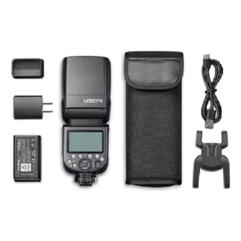 Flash Godox V860 Iii Ttl Hss Com Luz Modelagem par