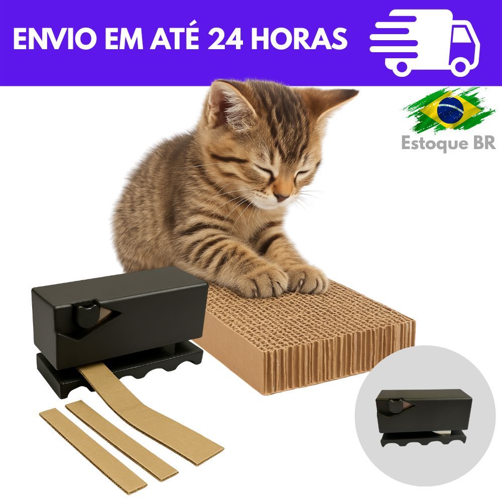 Cortador de Papelão para Arranhador de Gato  Precisão, Conforto e Segurança