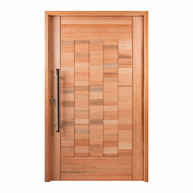 Kit Porta Pivotante Maciça Eucalipto Almofadada 2