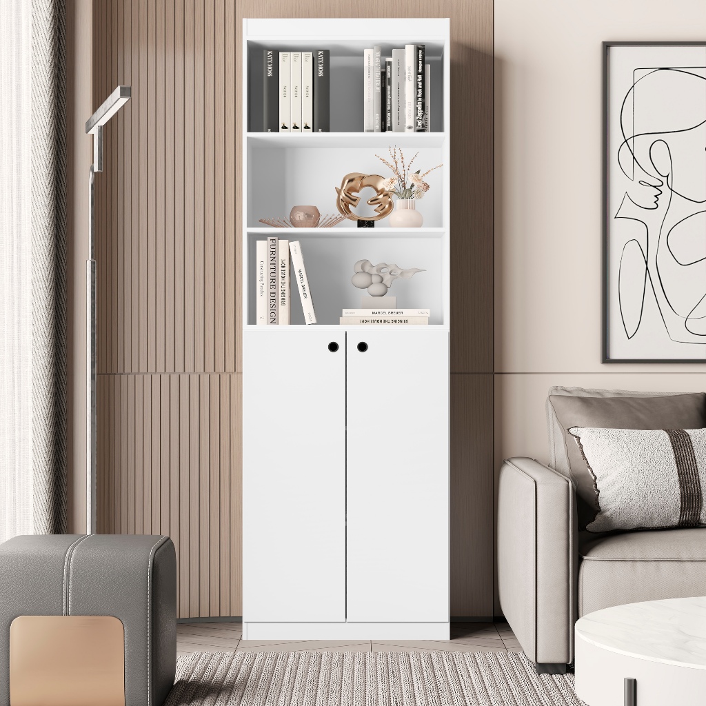 Armário Organizador 05 Prateleiras e 02 Portas Luxo – Várias Cores