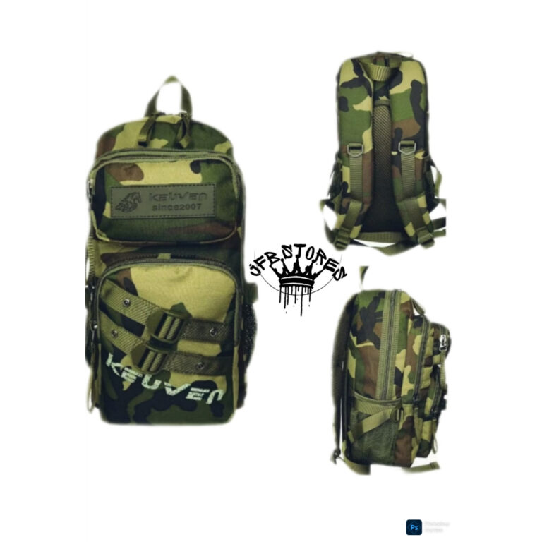 Mochila Tática Pequena Camuflada Keuven