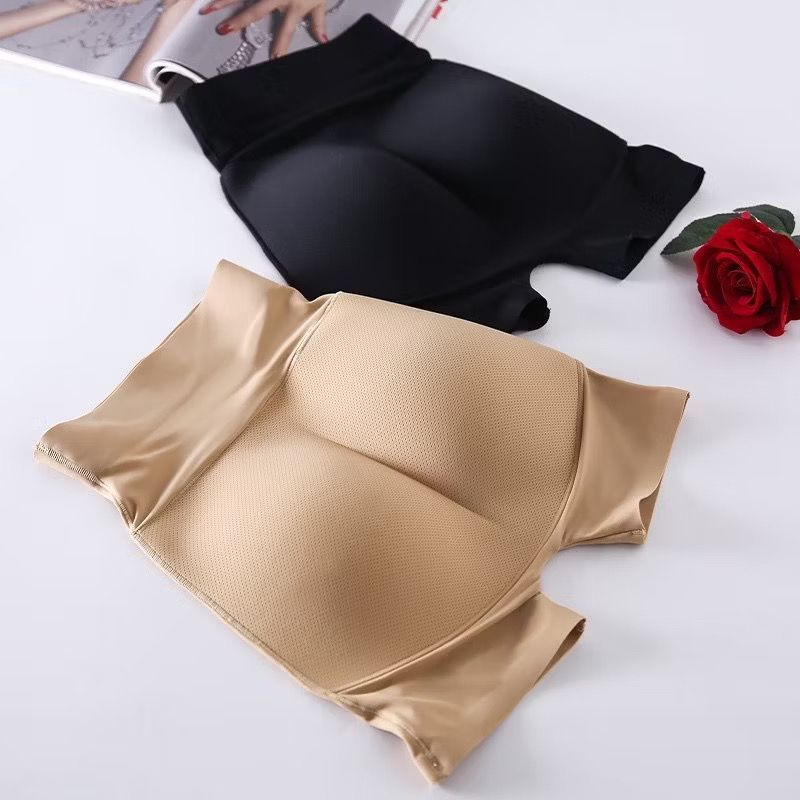 Calcinha Short Com Enchimento no Bumbum Cintura Alta Modeladora AumentaeEmpinaBumbum