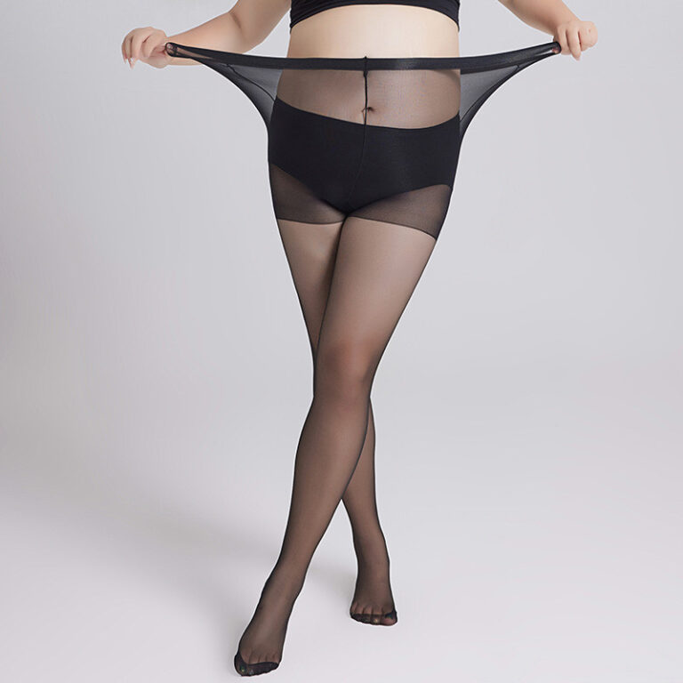 Meia calça 40D plus size Cintura alta sem apertar