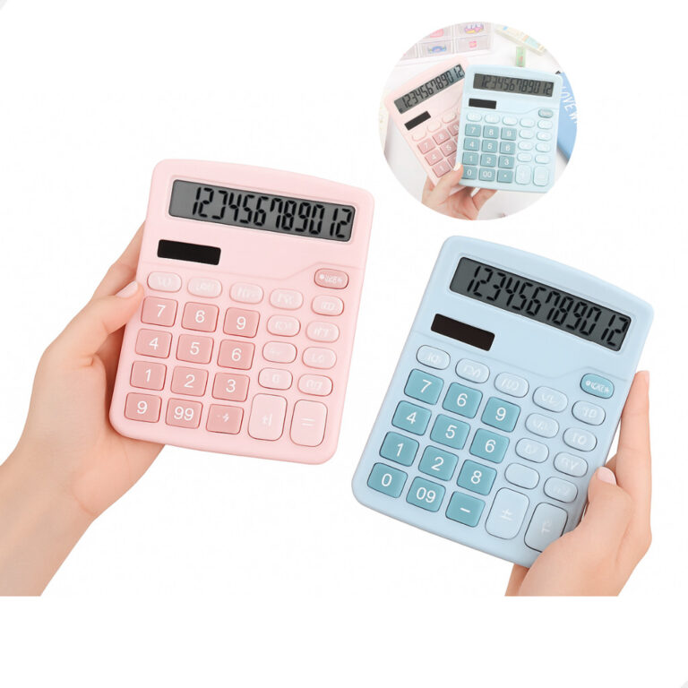 Calculadora Grande Classica De Mesa Solar Ou Pilha