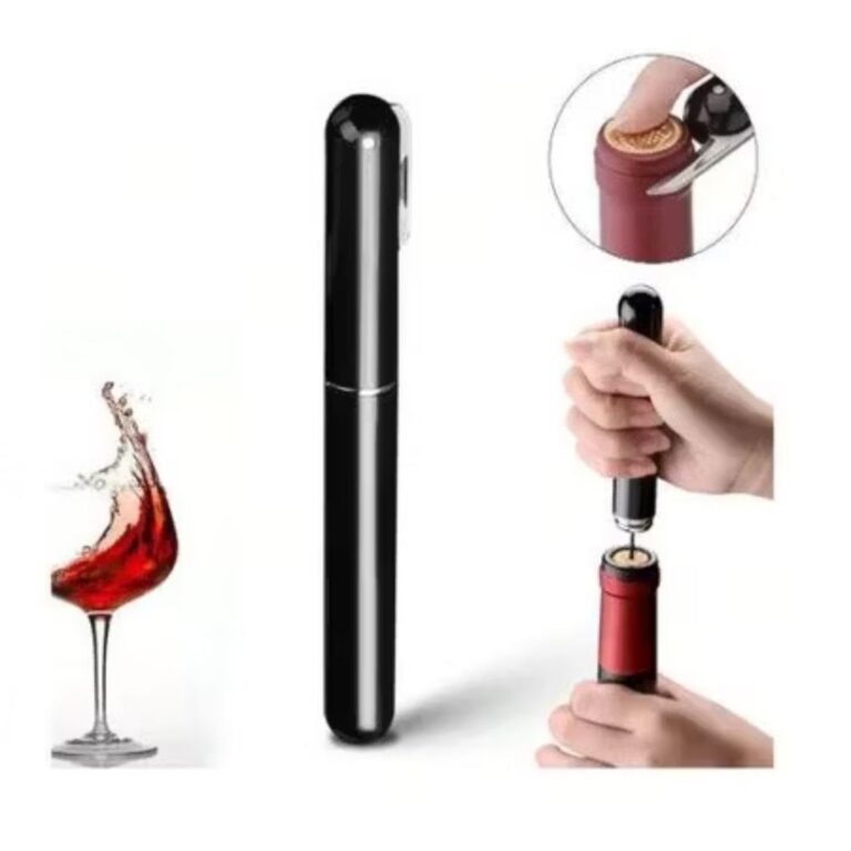 Abridor de Vinho com Bomba de ArCortador de Segura