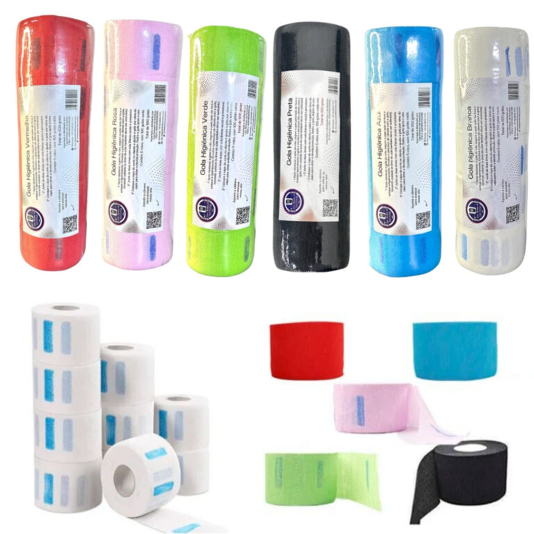 Gola Higiênica Pacote de 5 Rolos com 500 Unidades