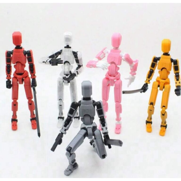 Boneco Articulado 3D para Montar  14 cm | Brinqued