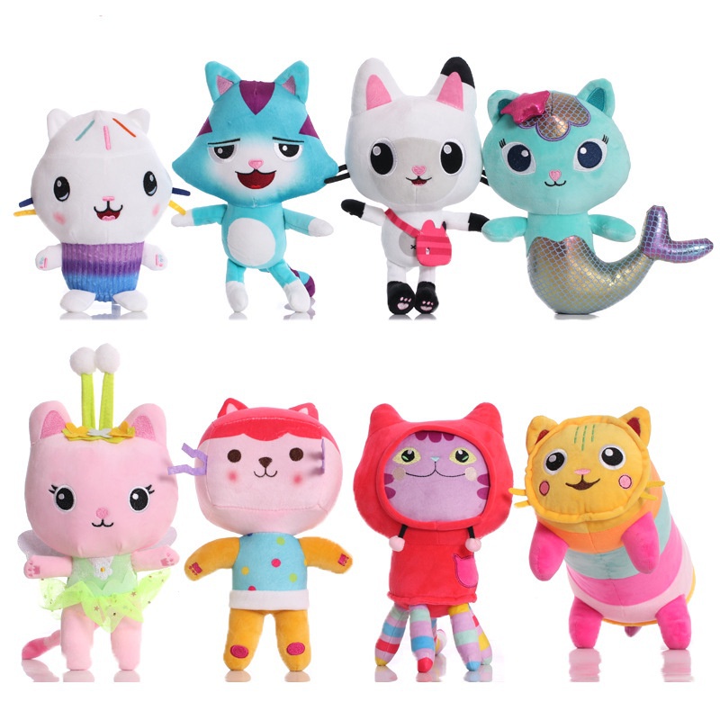 Gabbys Dollhouse Doll Sereia Pandy Cat Brinquedos Atacado De Gabby A Casinha da Gabi