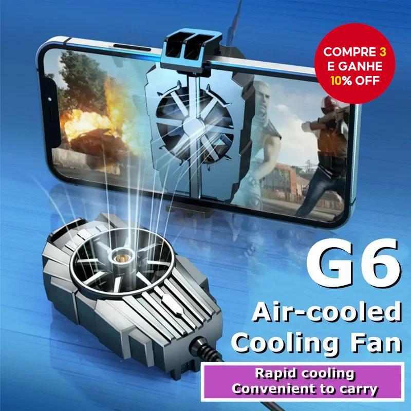 G6 Clipe Refrigerador De Telefone Móvel Turbo Silencioso Suporte De Almofada De Jogo Resfriamento Mu