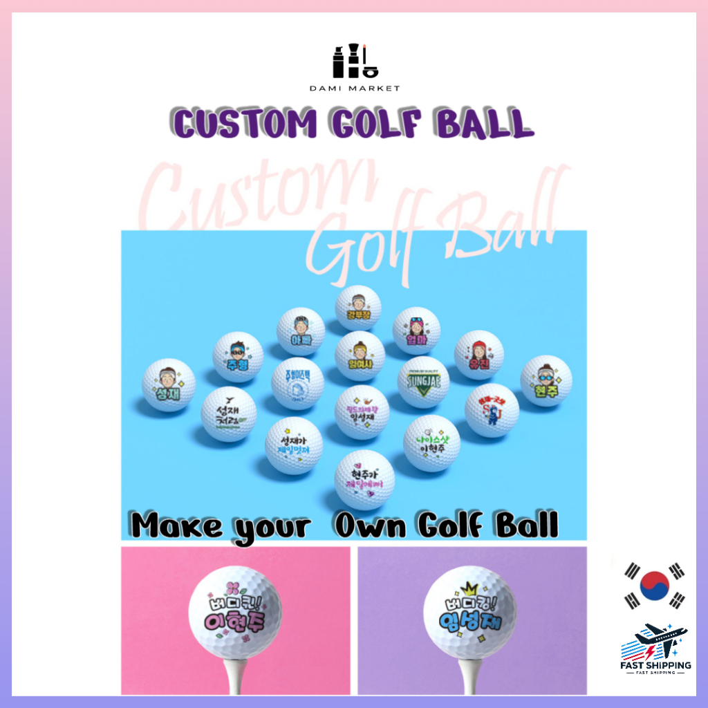 Bolas De Golfe TaylorMade RKZ Impressas Sob Medida  Presentes Personalizados E Memórias/Bola Persona