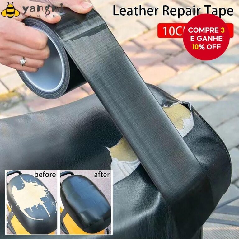 Fita De Reparo De Couro Remendo Autoadesivo À Pro