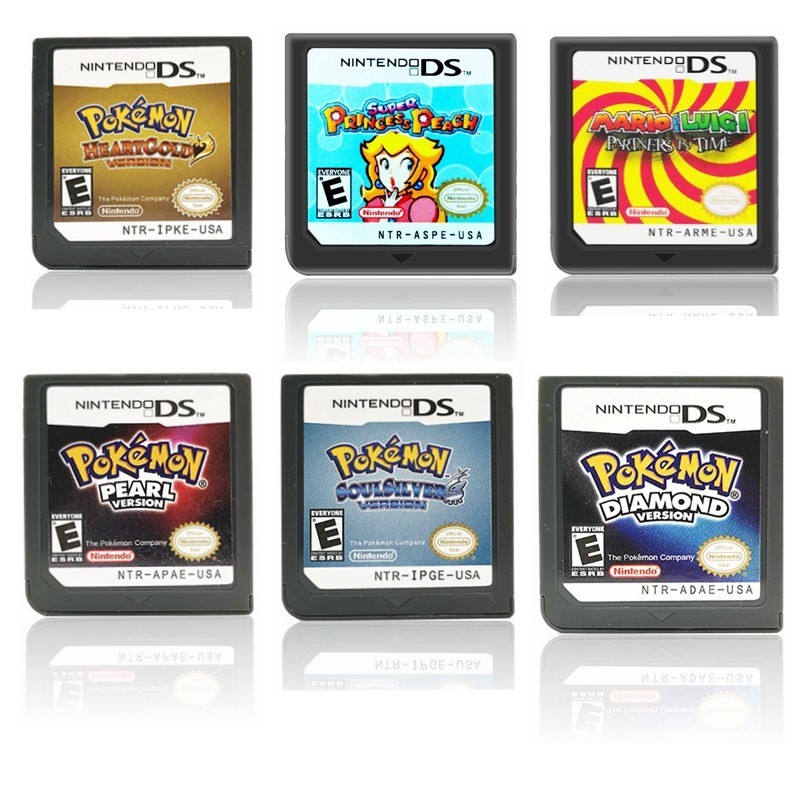 DS 3DS 3DS NDSi NDS Lite Cartão De Jogo Pokemon Gold Heart Gintama
