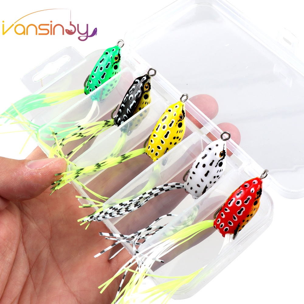 Isca De Pesca 3,5g/5g/8g Frog Lure isca artificial superficie Macia De Rã Com Aço De Alto Carbono An