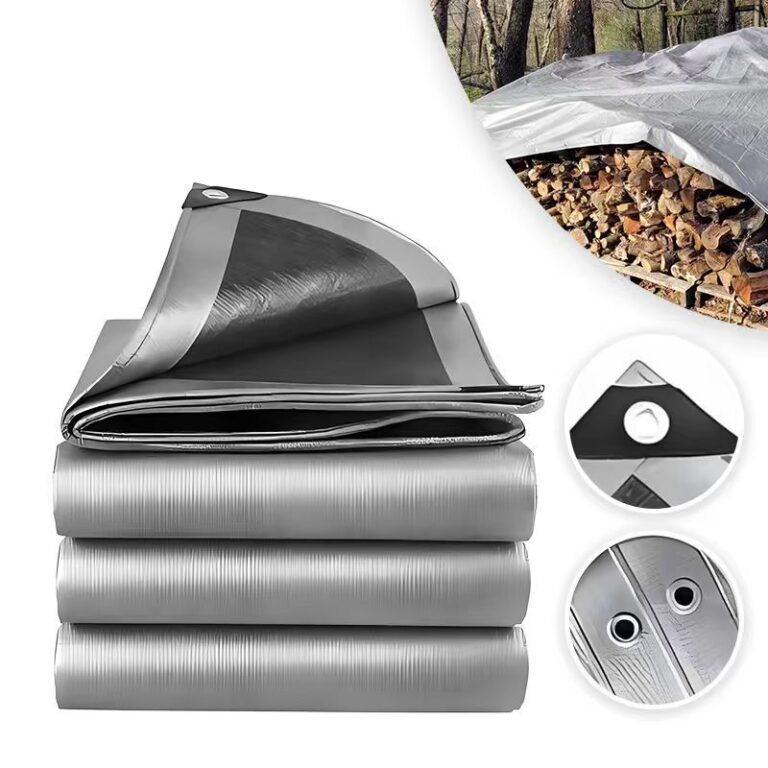 Lona  Blackout Cinza Preta Impermeável 300 Micras