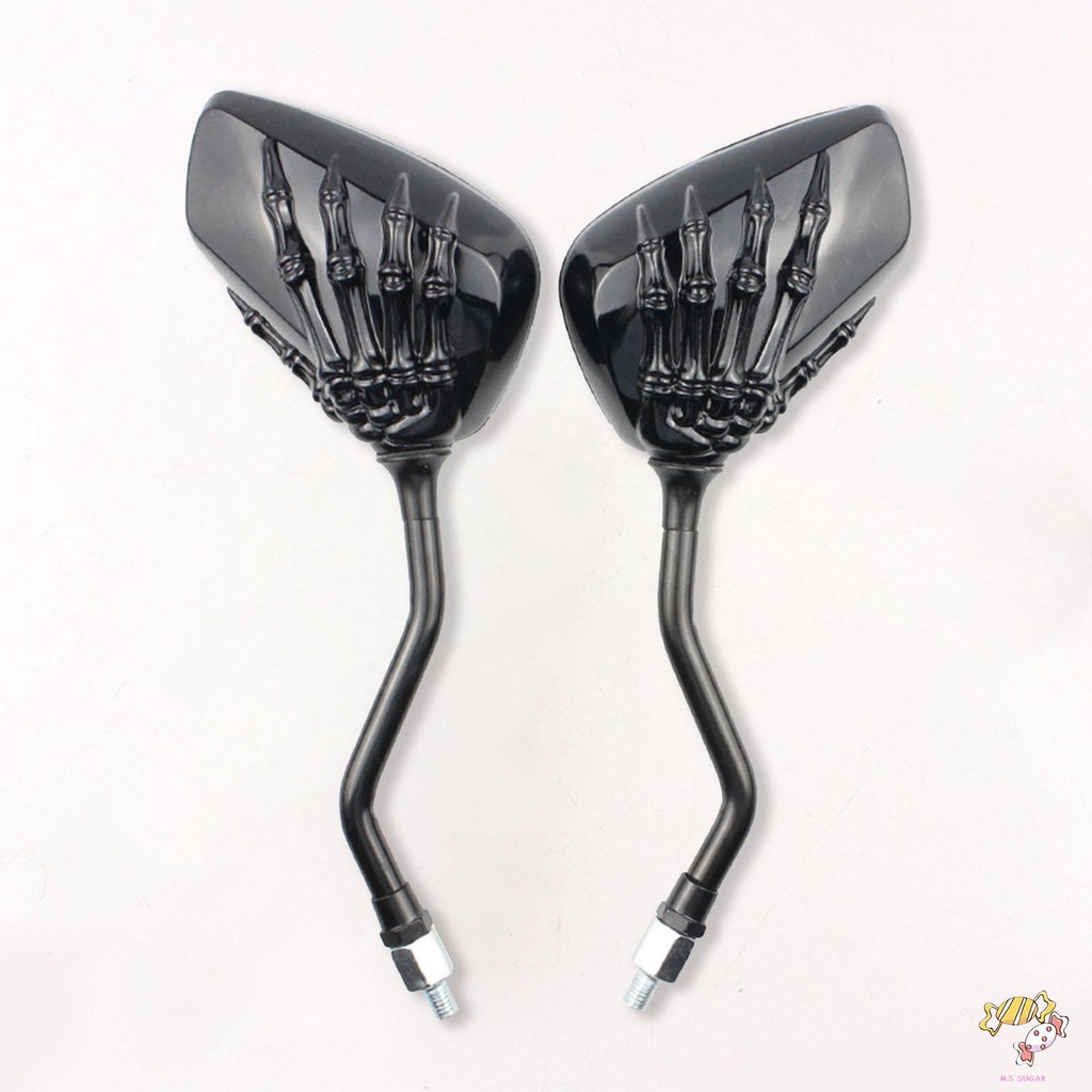 2 Pçs Universal Motocicleta Espelho Retrovisor Liga De Alumínio Moto Espelhos Laterais Para Ciclista