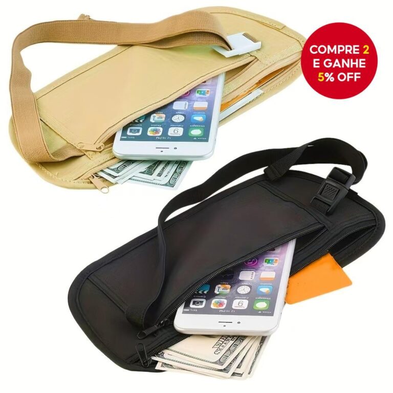 Cinto De Dinheiro Para Viagem Stealth-Carteira De 