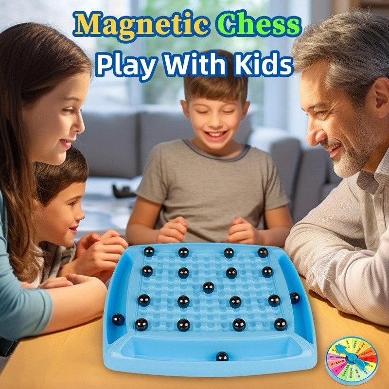 Jogo De Tabuleiro De Xadrez Magnético Para Crianças Jogos De Mesa Interativos Pais Com Brinquedos In
