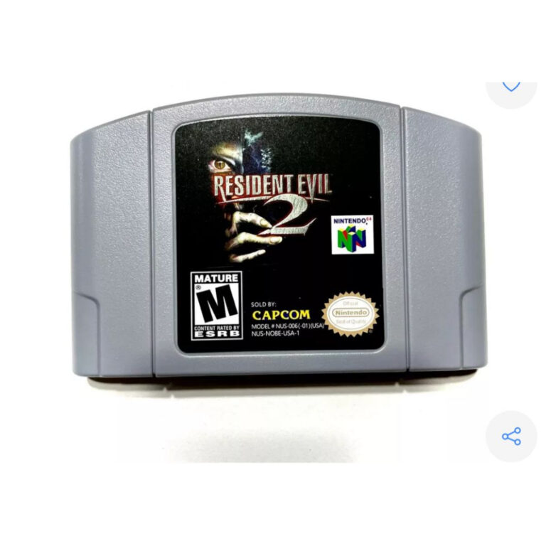 Cartão Do Jogo Resident Evil card Versão Eua