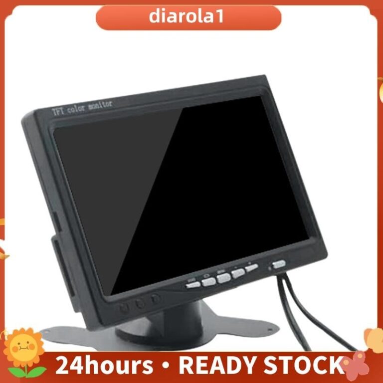 Mini TV Monitor HD De 7 Polegadas 800X480 Telas LC