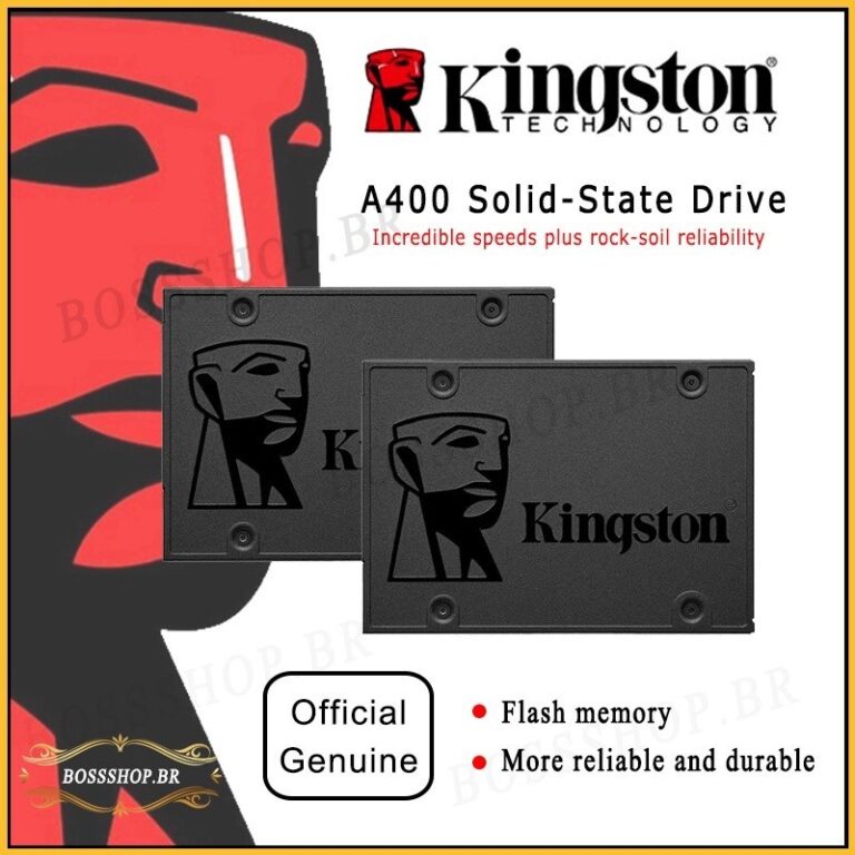 HD SSD Kingston A400 SATA III, 2.5 Preto – O