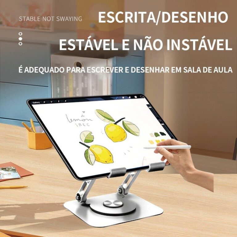 360 ° Suporte Giratório De Alumínio Para Tablet