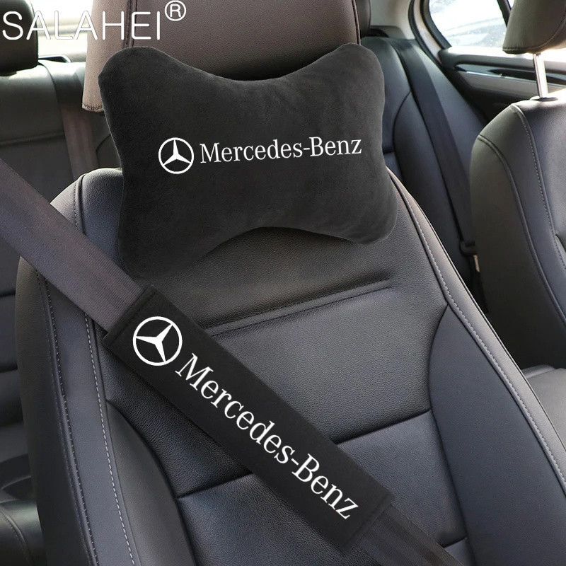 Para Mercedes Benz W204 W124 W201 W202 W212 W220 W205 GLA Acessórios Encosto De Cabeça Do Pescoço Ca