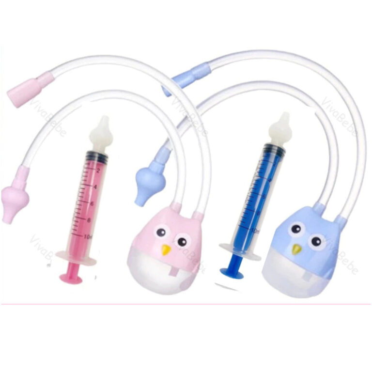Aspirador Nasal Coruja para bebê lavagem e higien