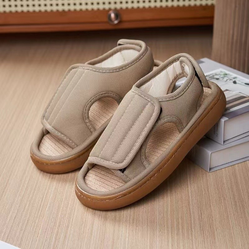 Primavera Verão Sapatos Para Diabéticos Confortáveis Idosos Com Pés Inchados Diabetes Homens Sola De