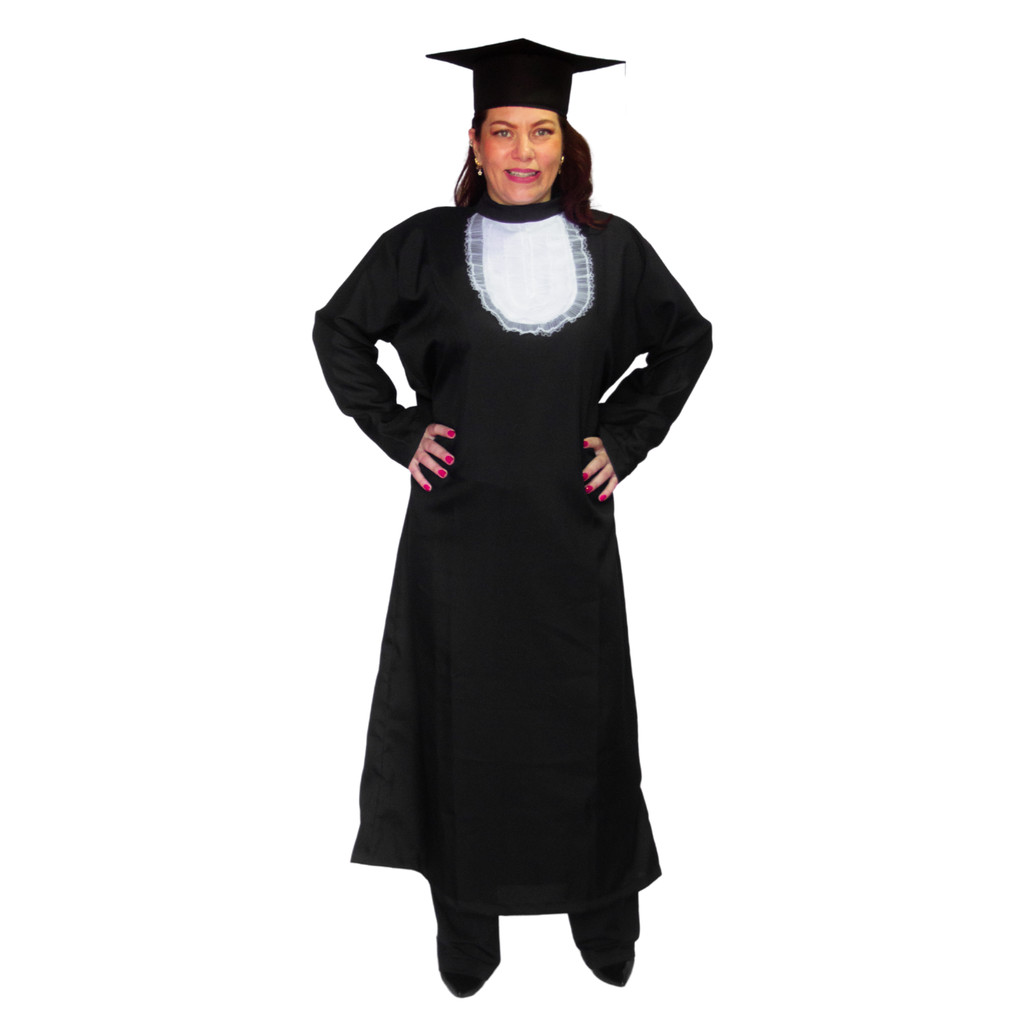 KIT BECA DE FORMATURA COM CAPELO ADULTO (SEM FAIXA E CANUDO)