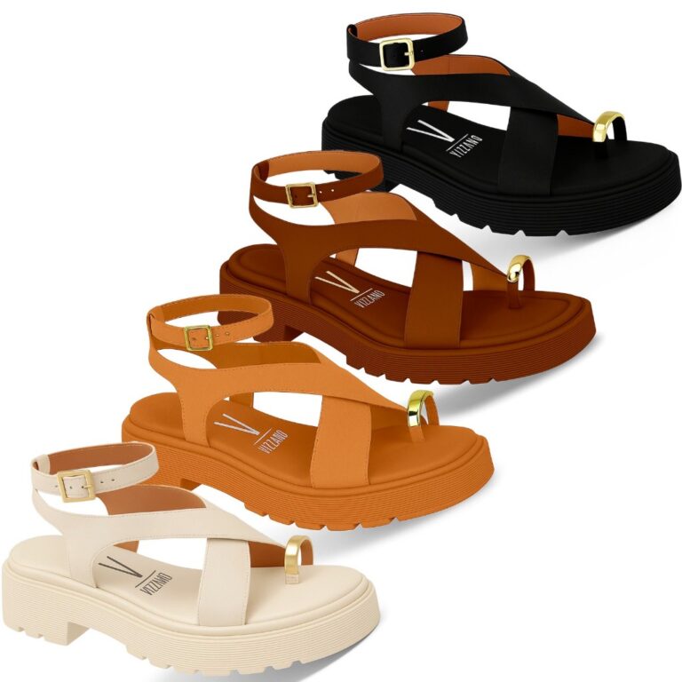 Sandália Vizzano Papete Feminina Confortável Ori