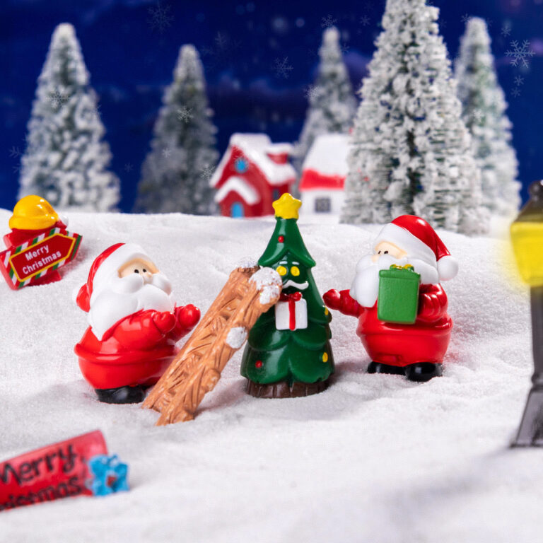 Estatuetas De Natal Em Miniatura Papai Noel Boneco